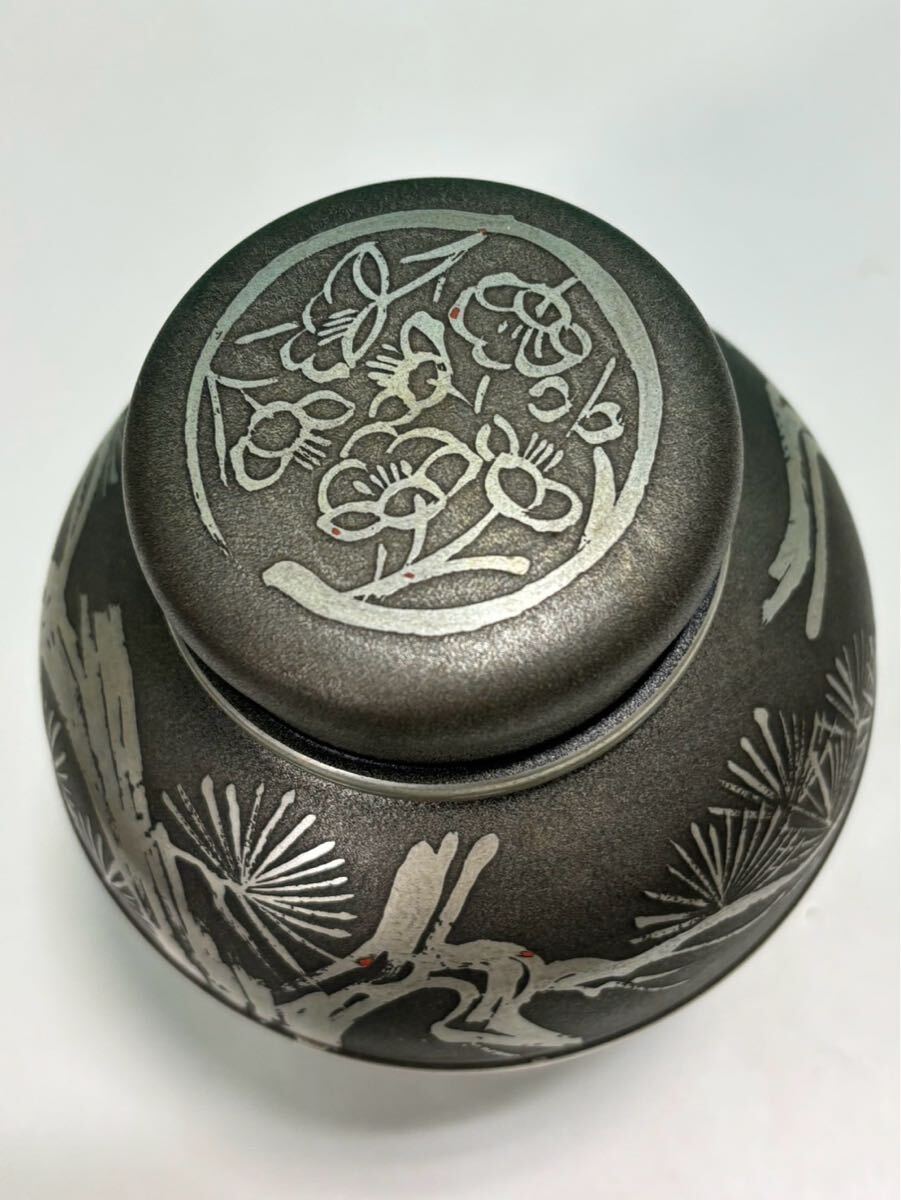 乾茂號造 茶器 茶壺 茶筒 茶道具 茶入 錫製 煎茶道具 金属工芸 乾茂號造 茶器 茶壺 茶筒 茶道具 茶入 錫製 煎茶道具 金属工芸