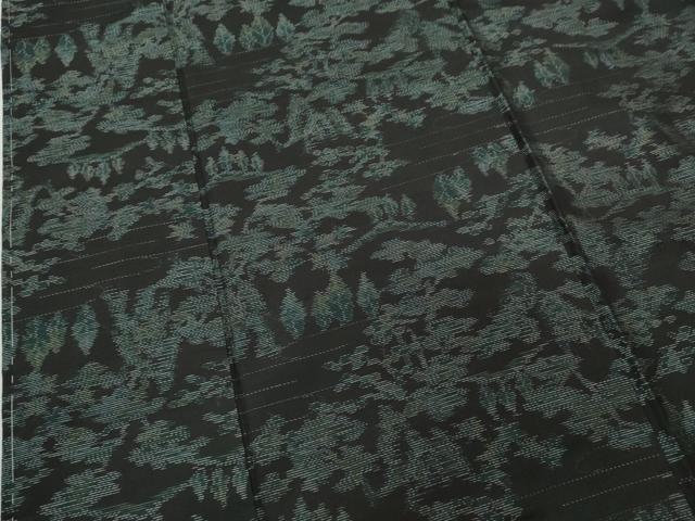  flat мир магазин кимоно # подлинный Ooshima эпонж грязь окраска пейзаж документ доказательство бумага имеется Oono тканый предмет качественный продукт натуральный шелк замечательная вещь не использовался CAAO0545ze
