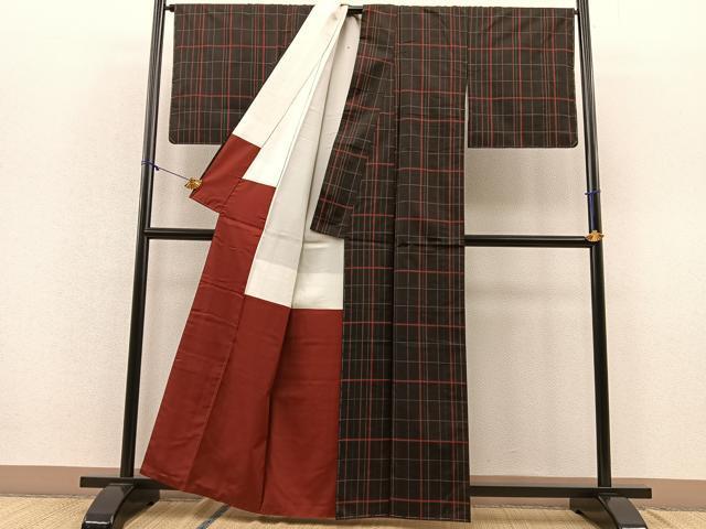  flat мир магазин кимоно # подлинный . Ooshima эпонж река . тканый предмет качественный продукт .. рисунок доказательство бумага имеется натуральный шелк замечательная вещь BAAQ7380hv