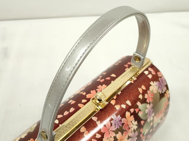 平和屋著物●和裝小物　和裝バッグ　舞花文　逸品　DAAO8791zzz