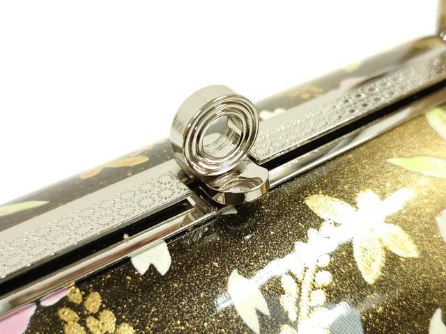 平和屋著物●和裝小物　和裝バッグ　舞花文　金彩　逸品　DAAO8792zzz