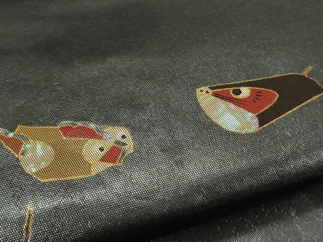 平和屋着物□九寸名古屋帯 螺鈿箔 干支 黒地 金彩 正絹 逸品 平和屋着物□九寸名古屋帯 螺鈿箔 干支 黒地 金彩 正絹 逸品