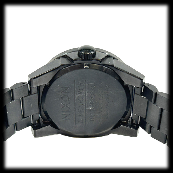 □ ニクソン □ NIXON メンズ クォーツ 腕時計 オールブラック □ ニクソン □ NIXON メンズ クォーツ 腕時計 オールブラック