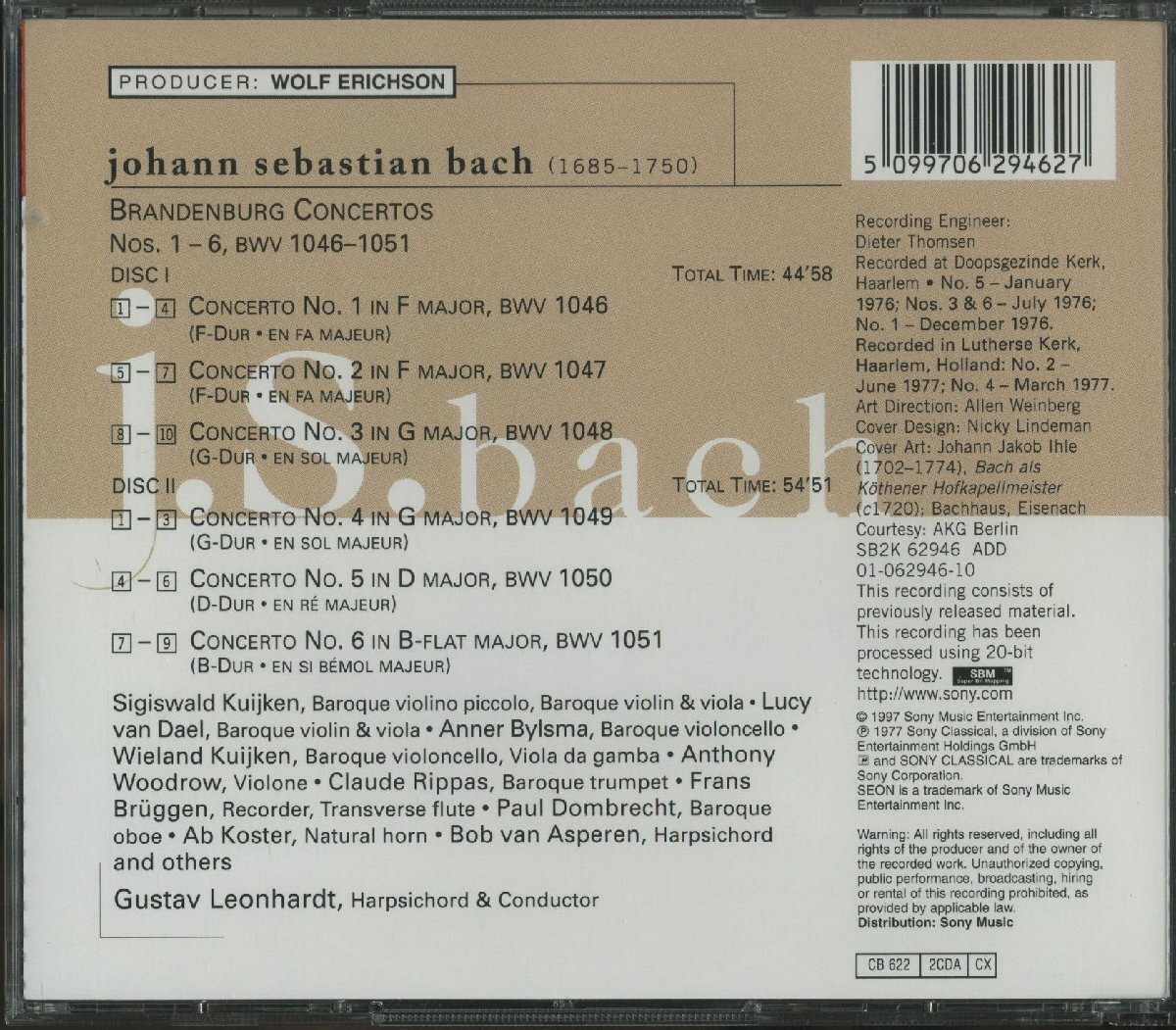 CD / 2CD / от "Leon Heart",ki талон, желтохвост .hen/ba - : Blanc tembruk концерт no. 1 номер ~ no. 6 номер / зарубежная запись 11-053314-40 5C03T
