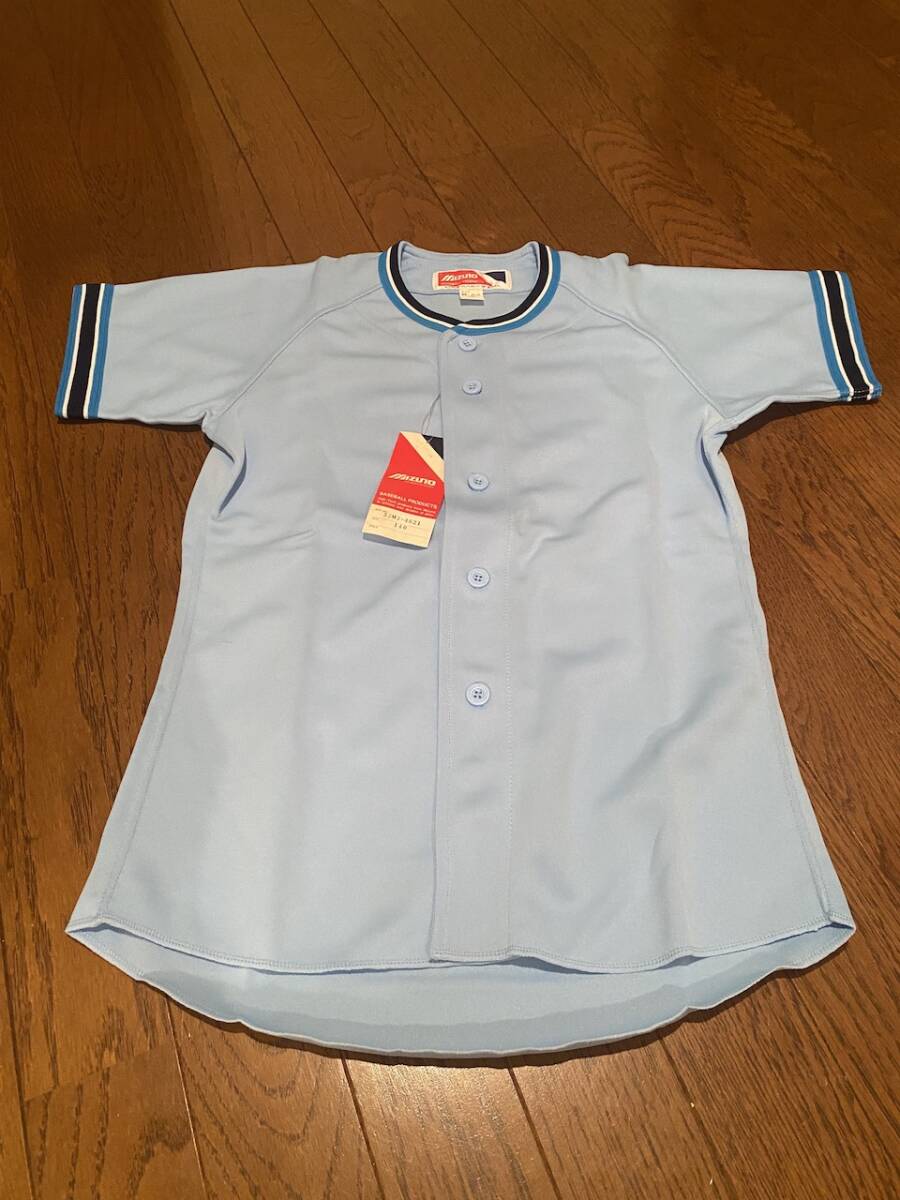 當(dāng)時(shí)物　未使用　デッドストック　Mizuno　ミズノ　野球ユニフォームシャツ　ジュニア　品番：52MJ-4621　サイズ：140　KK4089