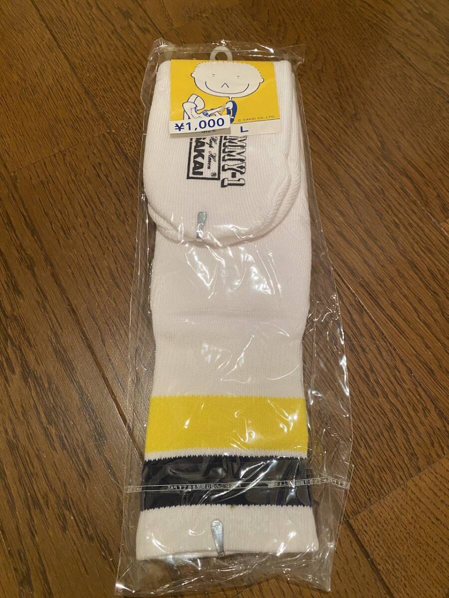 當(dāng)時(shí)物　未使用　デッドストック　サカイ　SAKAI　バスケットボールソックス　ハイソックス　サイズ：L　KK4111