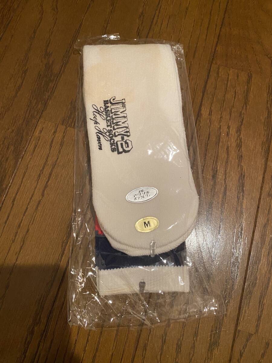 當時物　未使用　汚れあり　デッドストック　サカイ　SAKAI　バスケットボールソックス　ハイソックス　サイズ：M　KK41４３