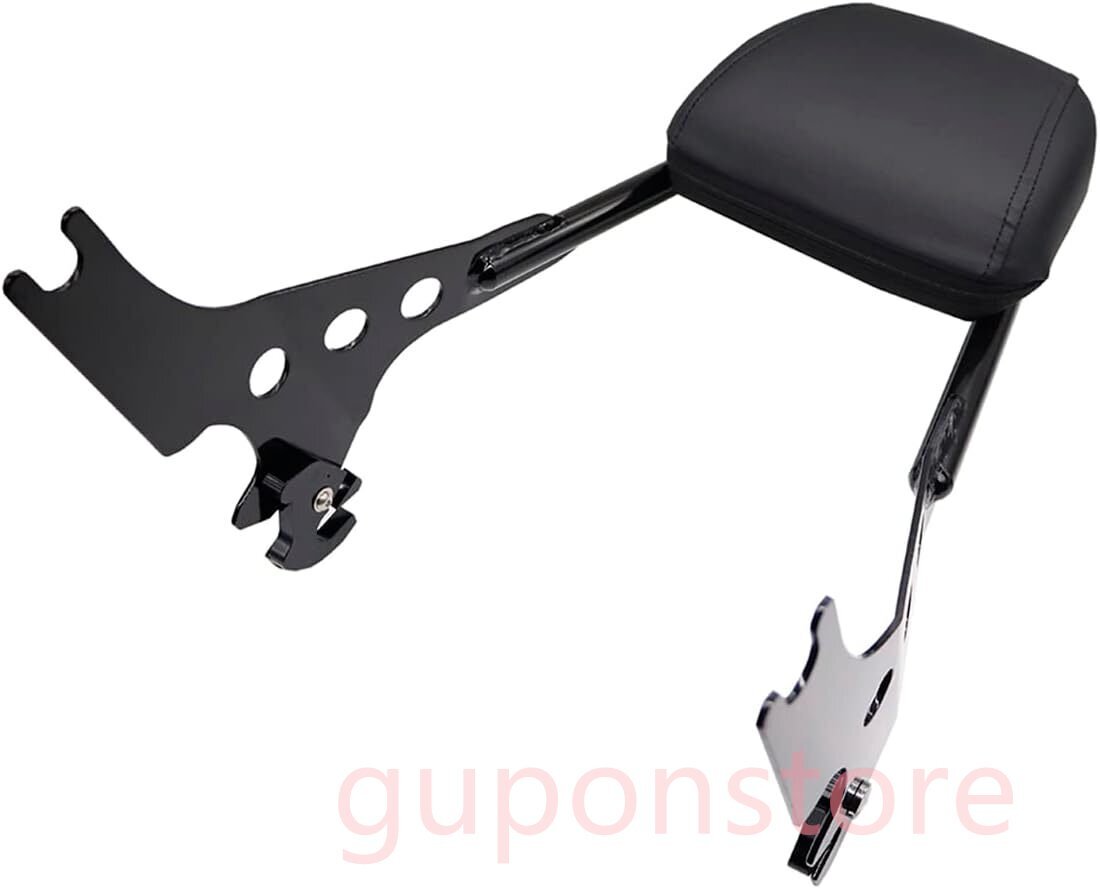 ■新品■ハーレーダビッドソン スポーツスター XL883 XLH883 XL1200 XLH1200 (2004年-2023年) 用 シーシーバー バックレスト (ブラック)