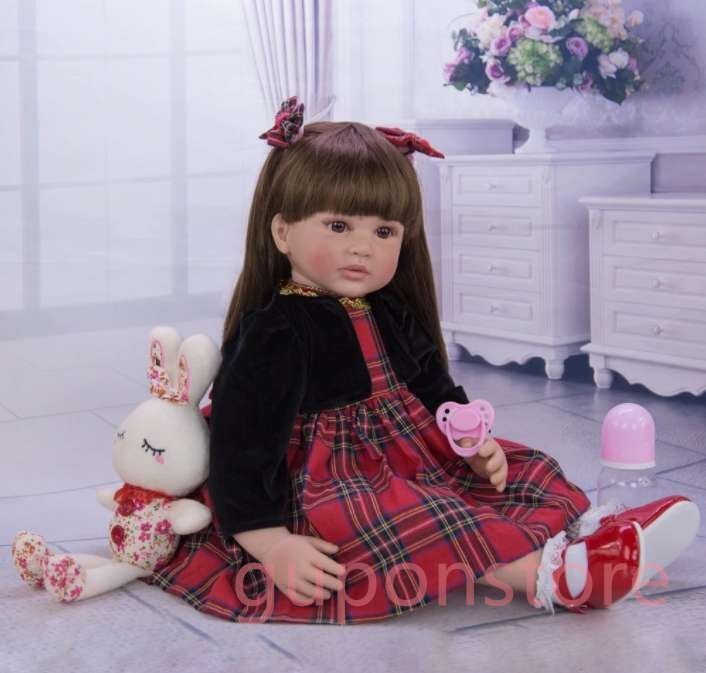リボーンドール リアル 赤ちゃん人形 トドラードール ベビードール 60cm 高級 かわいい 洋服セット 女の子 ba002