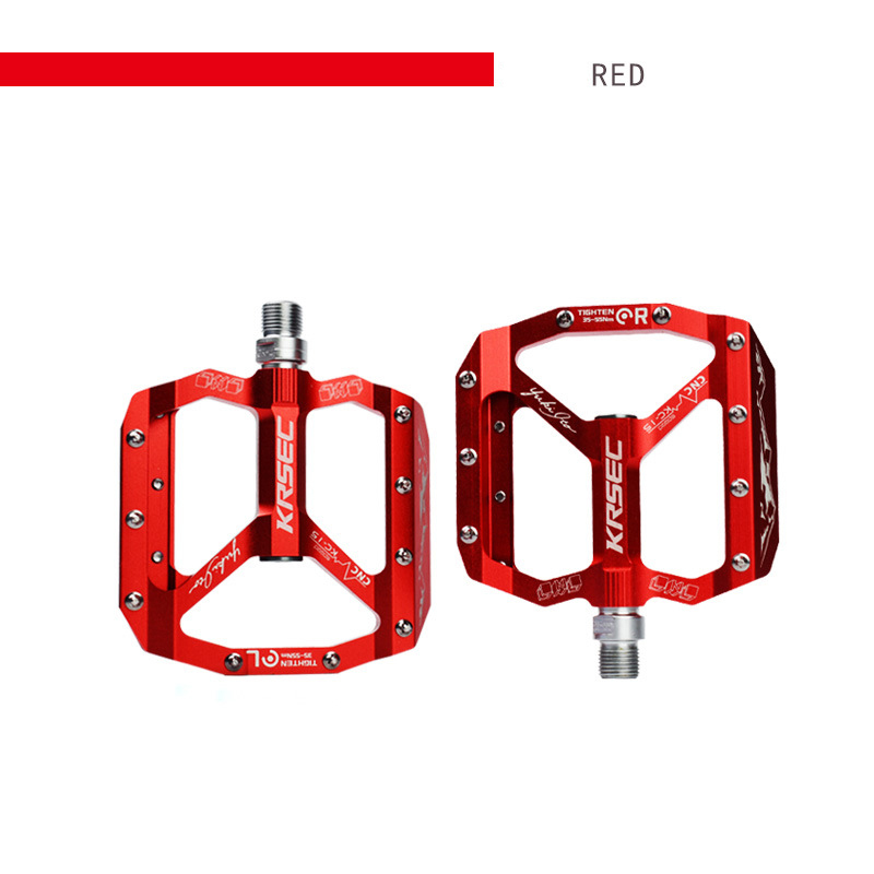 KRSEC MTBペダル 大型 フラットペダル ノンスリップ 滑り止め スパイク付 3色_画像8