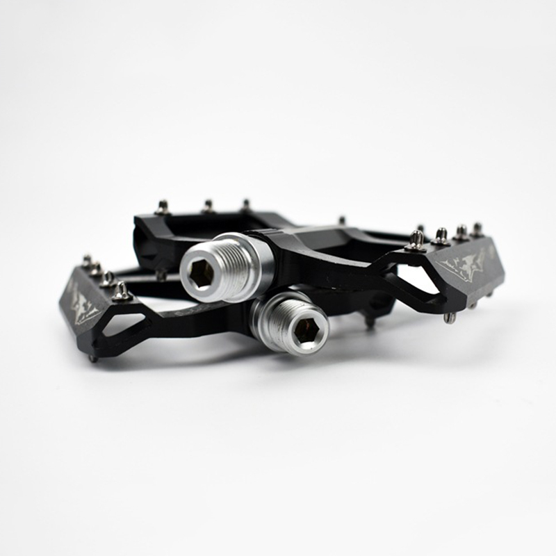 KRSEC MTBペダル 大型 フラットペダル ノンスリップ 滑り止め スパイク付 3色_画像3