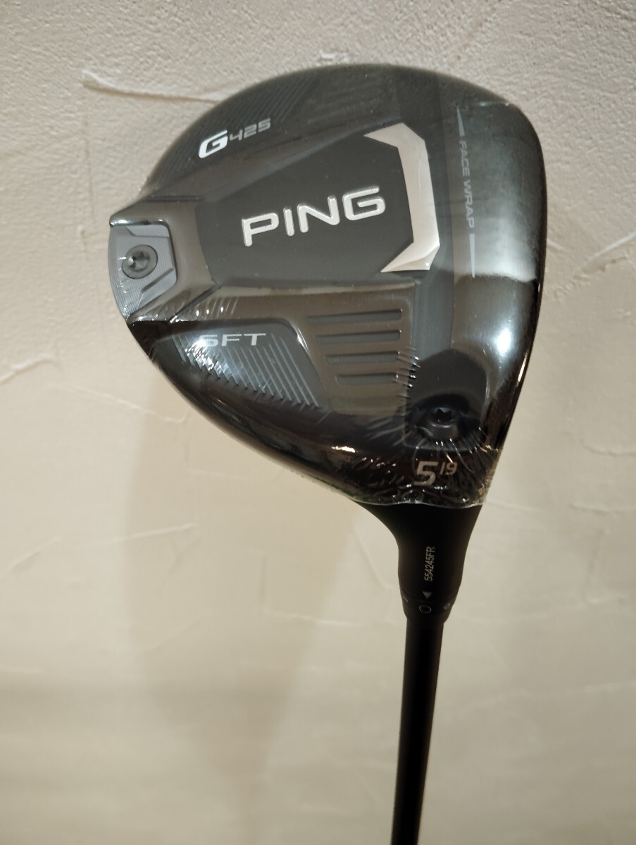 ★新品未使用/PING G425 SFT ピン 5番ウッド/5W/ALTA J CB フレックスR/19度/フェアウェイウッド/純正ヘッドカバー/レンチ