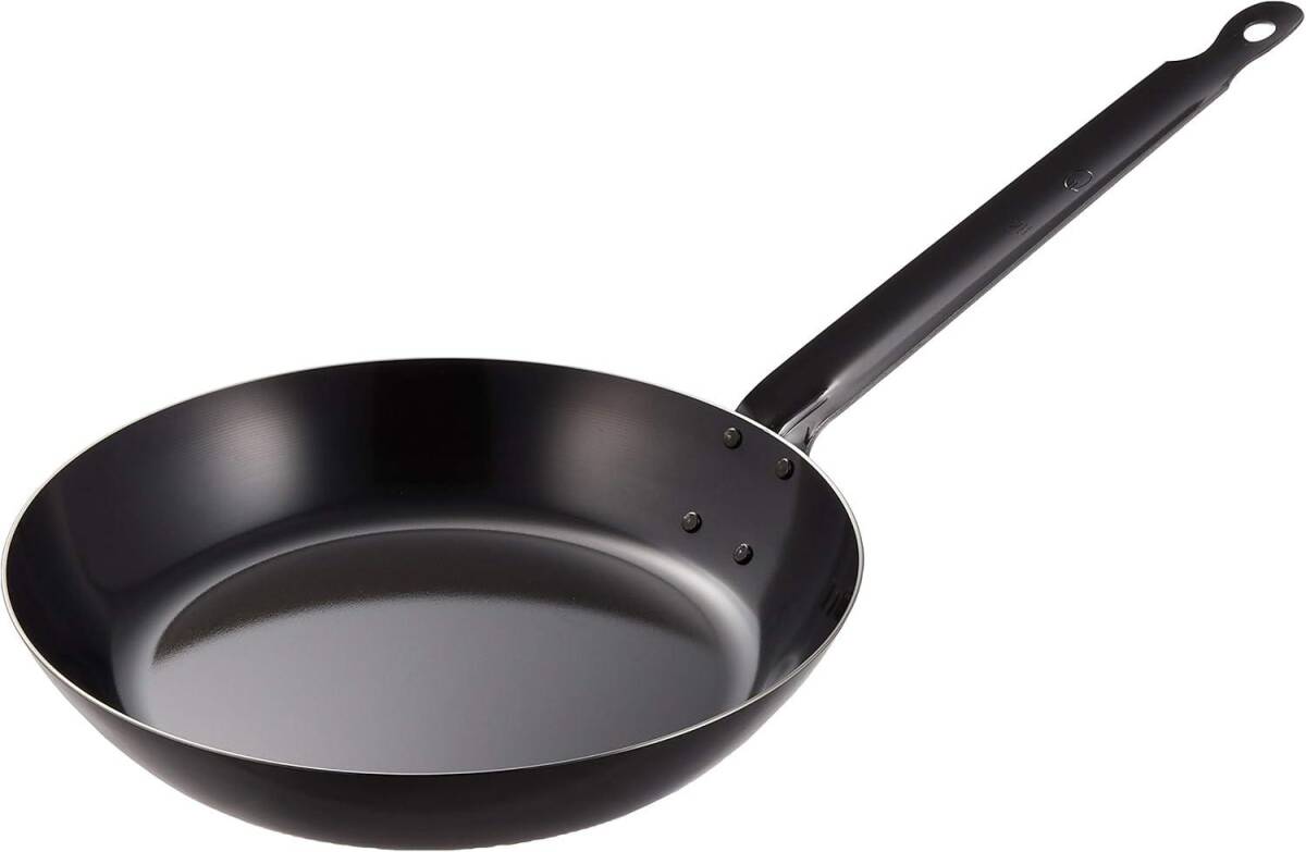 遠藤商事 TKG 鉄フライパン 28cm 内径×深さ(mm)280×50底径(mm)195板厚(mm)2.3 質量(kg)1.56