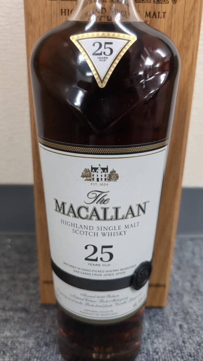 1円~ 新品未開封 ザ・マッカラン The MACALLAN 25年 2022 1円~ 新品未開封 ザ・マッカラン The MACALLAN 25年 2022