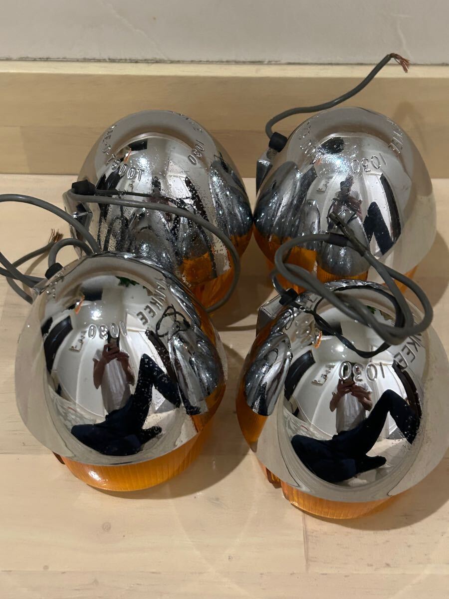ショベルヘッド純正ヤンキーウインカー中古品 エボ ショベル パン ナックル ショベルヘッド純正ヤンキーウインカー4個中古品 エボ ショベル