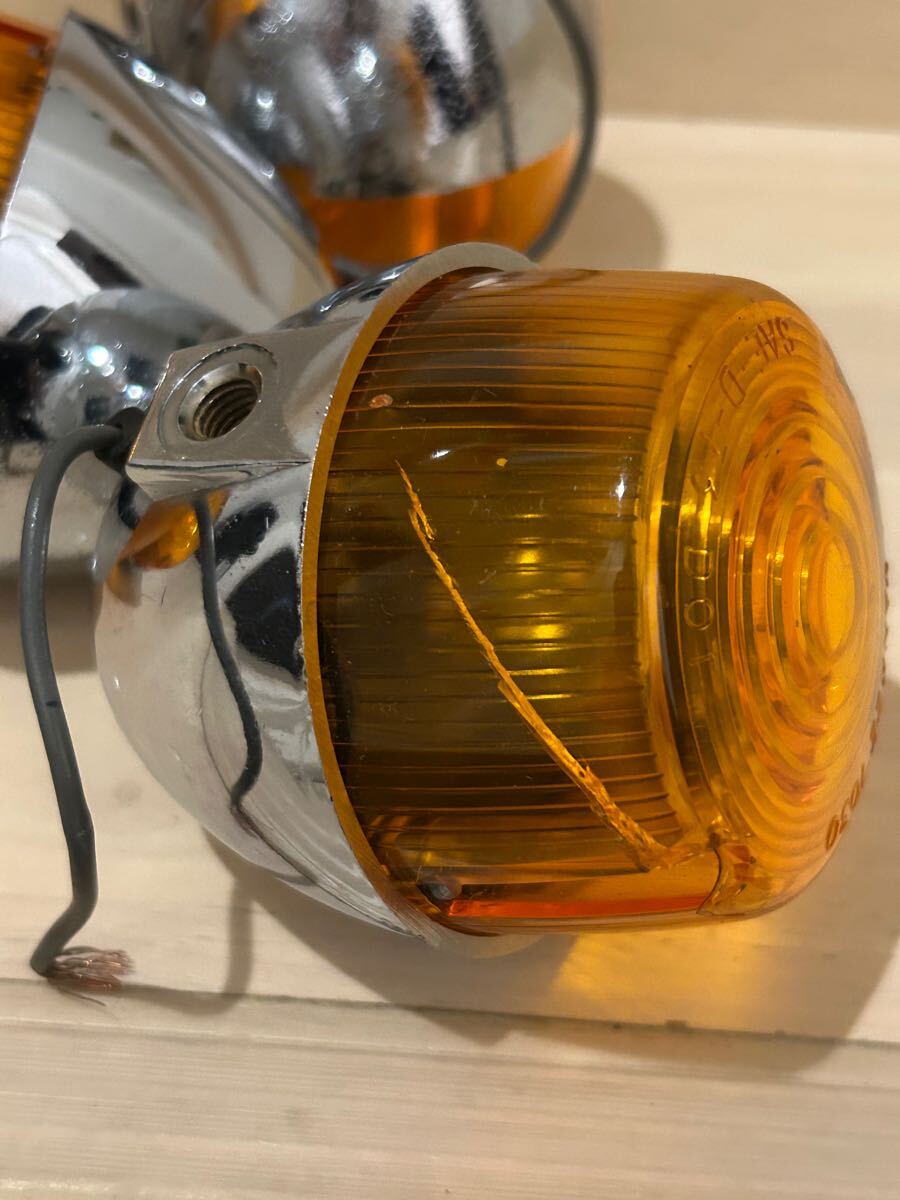 ショベルヘッド純正ヤンキーウインカー中古品 エボ ショベル パン ナックル ショベルヘッド純正ヤンキーウインカー4個中古品 エボ ショベル