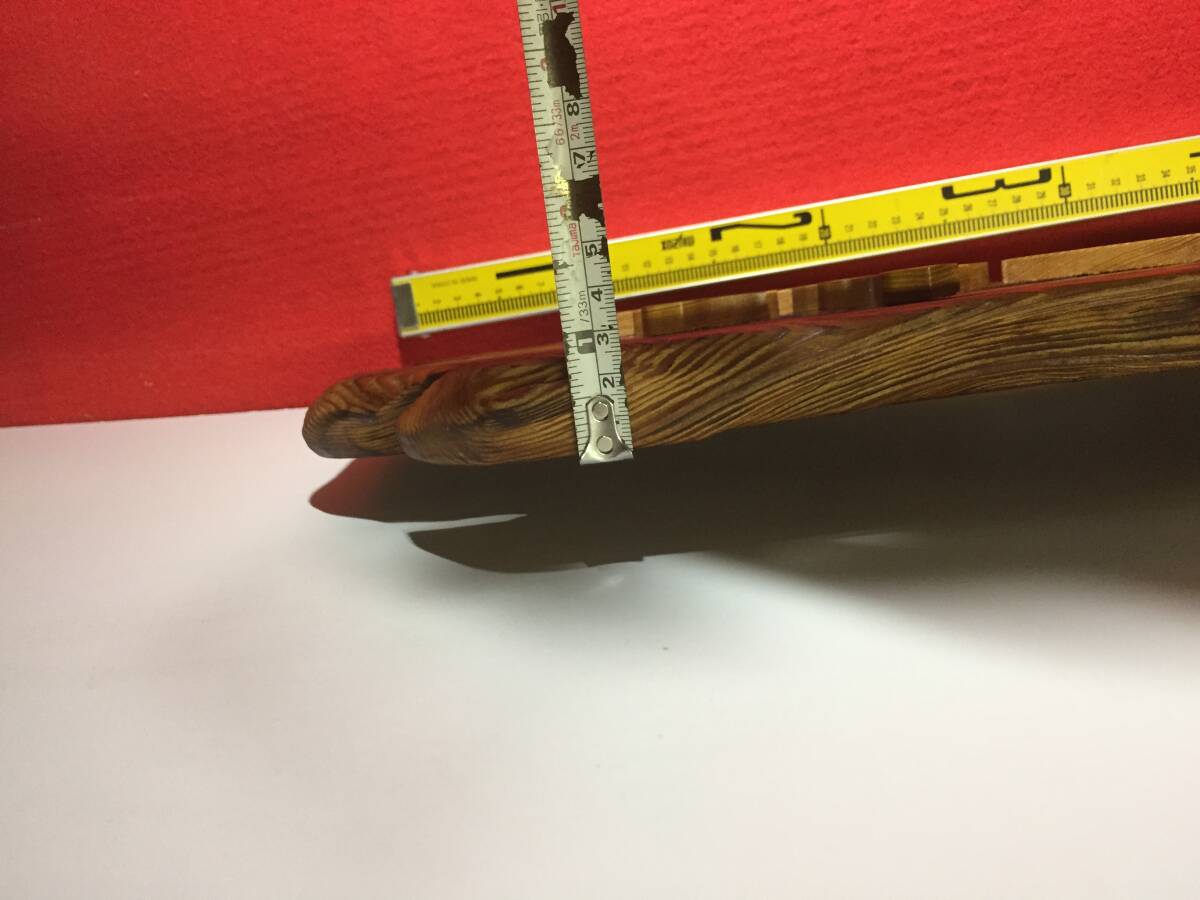 27 壁飾り 七転八起 銘木屋久杉工芸品 インテリア家具 世界遺産