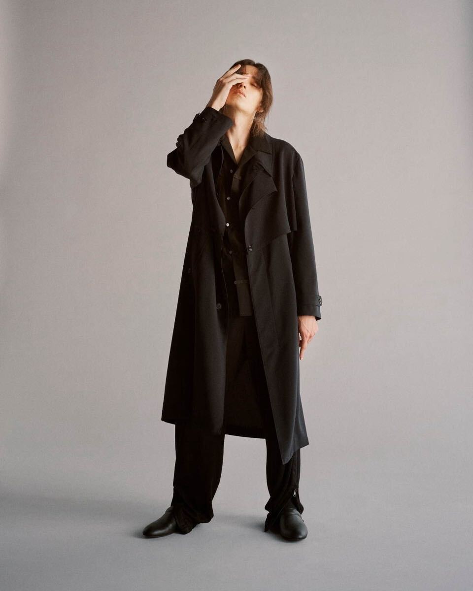 n73s様 Y's TAKESHI KOSAKA ウールコート ジャケット 黒 TAKESHI KOSAKA by Y's Pink Label 2021ss Yohji Yamamoto