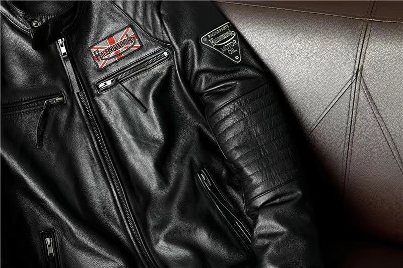 レザージャケット レトロ 本革 革ジャン コート メンズファッション ジャンパー ア S～6XL