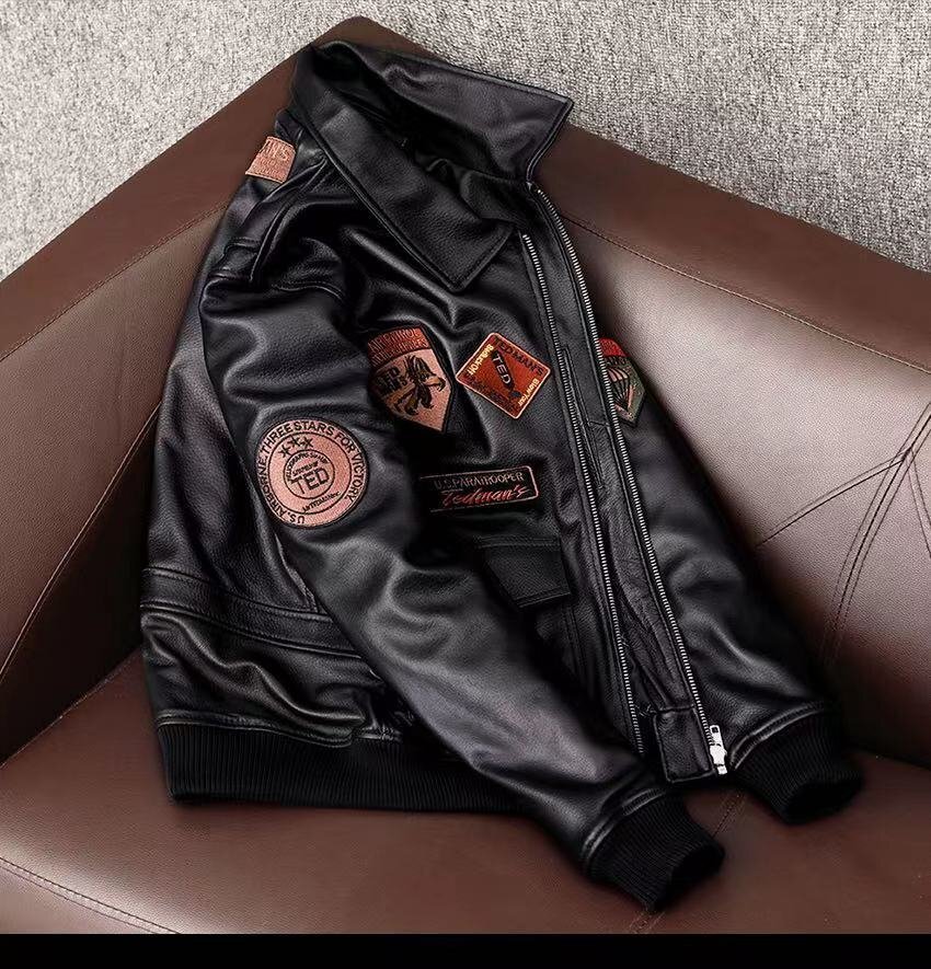 ライダース レザージャケット シープスキン 本革 バイクレザー メンズファッション 革ジャン S～5XL