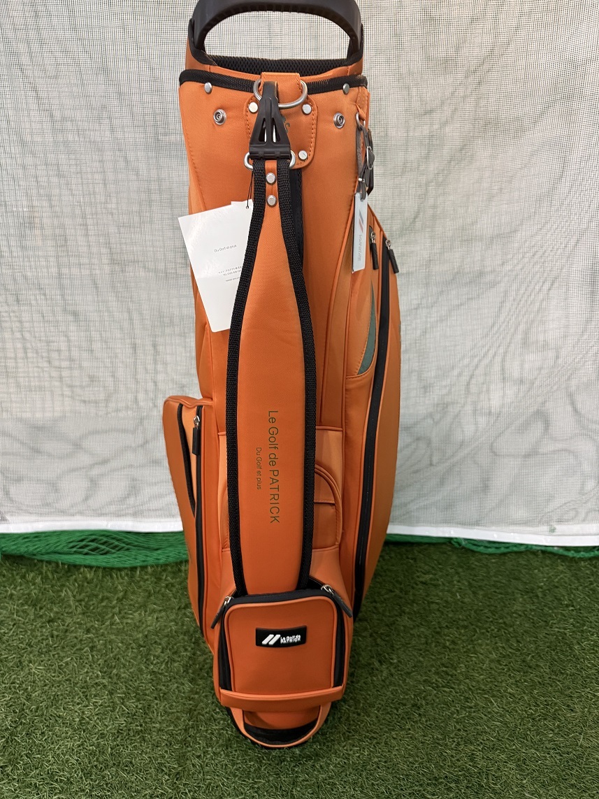 ★店頭展示品★即決★特典あり★パトリック　PATRICK　スタンド　キャディバッグ　ナイロン　9インチ　3.0Kg　オレンジ