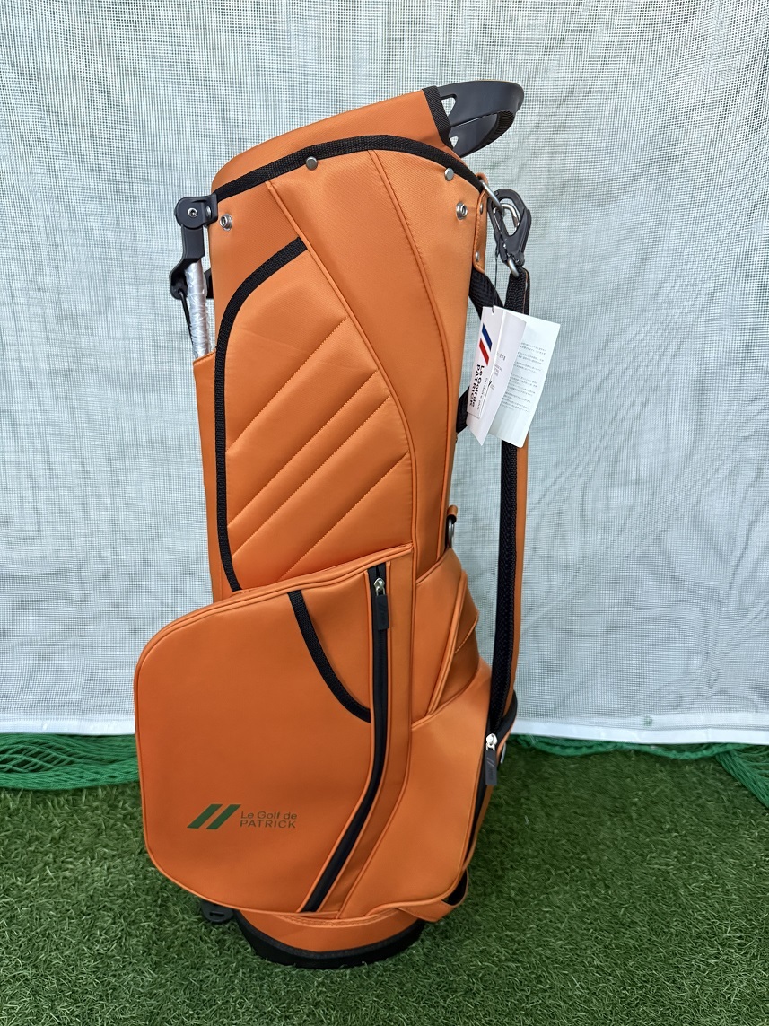 ★店頭展示品★即決★特典あり★パトリック　PATRICK　スタンド　キャディバッグ　ナイロン　9インチ　3.0Kg　オレンジ