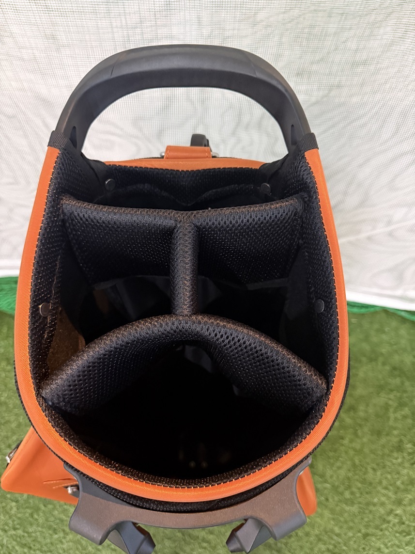 ★店頭展示品★即決★特典あり★パトリック　PATRICK　スタンド　キャディバッグ　ナイロン　9インチ　3.0Kg　オレンジ