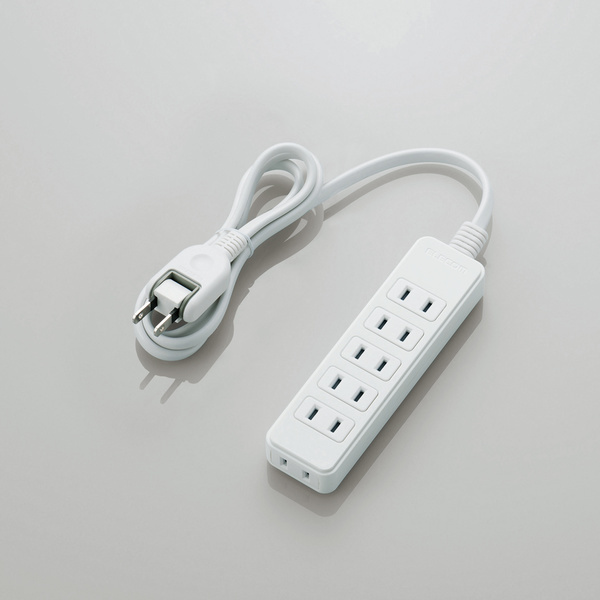 電源タップ 1.0m 6個口タイプ 電源タップの基本性能をしっかり搭載 様々なシーンで使いやすいスタンダードタイプ: T-S02-2610WH