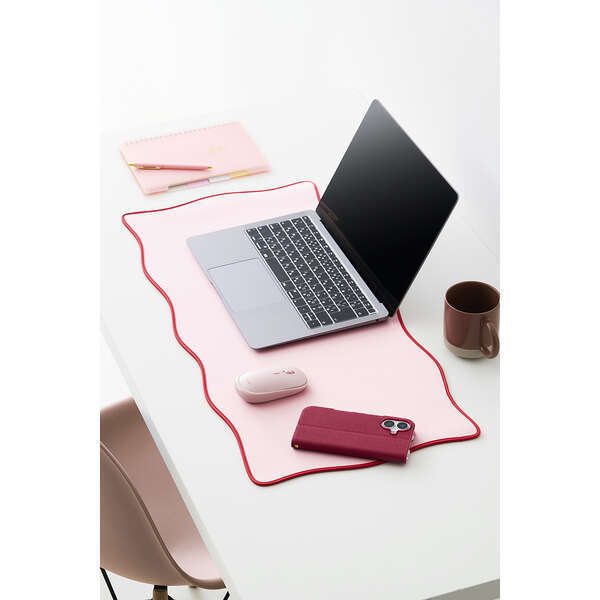  настольный коврик [UKIU] волна. подобный wave линия . шт ..2 цвет. Contrast . прекрасный bai цвет дизайн : MP-UKDM01PN