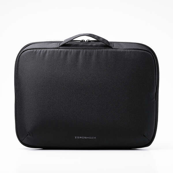 橫型インナーバッグ [ZEROSHOCK] ～13.3インチノートPC対応 低反発ウェーブカットウレタンフォームが沖撃から守る: ZSB-IBPRP13BK