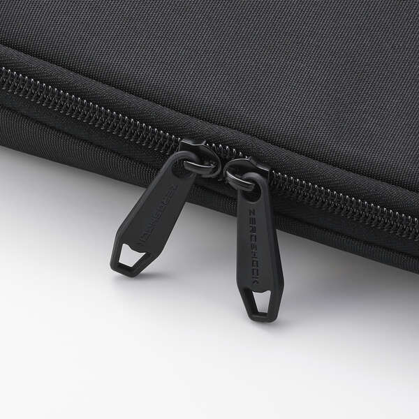 橫型インナーバッグ [ZEROSHOCK] ～13.3インチノートPC対応 低反発ウェーブカットウレタンフォームが沖撃から守る: ZSB-IBPRP13BK