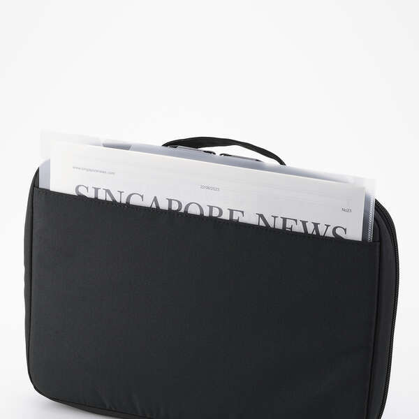 橫型インナーバッグ [ZEROSHOCK] ～11.6インチノートPC対応 低反発ウェーブカットウレタンフォームが沖撃から守る: ZSB-IBPRP11BK