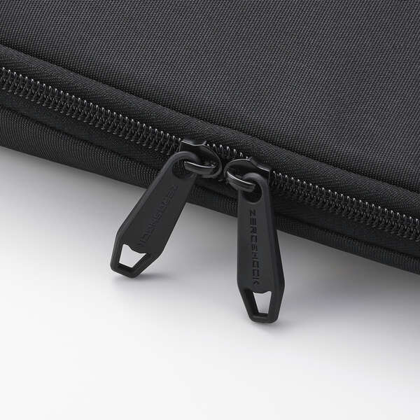 橫型インナーバッグ [ZEROSHOCK] ～11.6インチノートPC対応 低反発ウェーブカットウレタンフォームが沖撃から守る: ZSB-IBPRP11BK