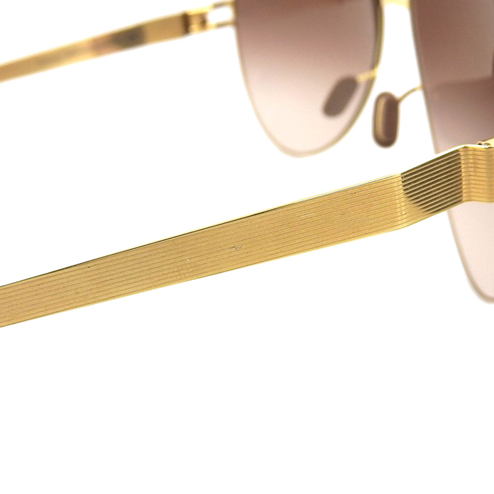 超美品 マイキータ MYKITA No.1 SUN Collection SLY ティアドロップ アビエーター サングラス 眼鏡 59□14-140 ゴールド 定価50600円