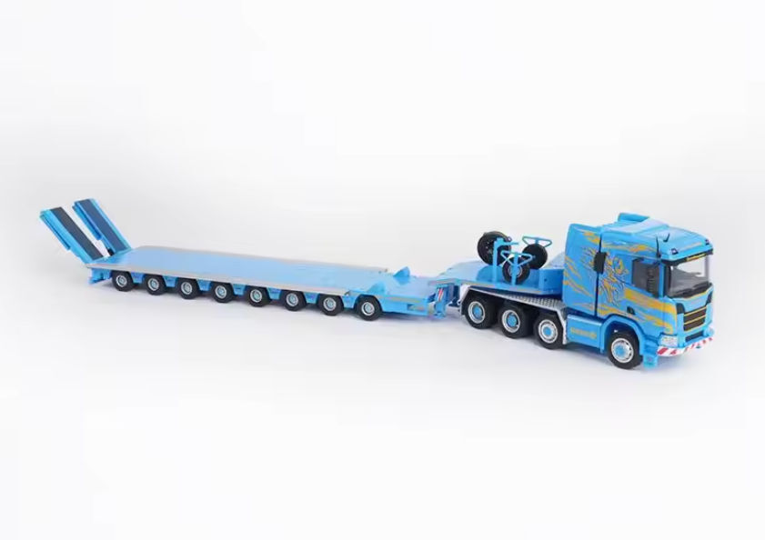 激レア 1/64 SCANIA R650 8x4 + 8 Axle Semi Low Trailer 激レア 1/64 SCANIA R650 8x4 + 8 Axle Semi Low Trailer