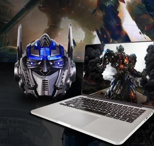 超激レア トランスフォーマー風 多機能 Bluetooth雰囲気スピーカー 充電式 1200mAh 5W アウトド ア キャンプ 113×130×111mm金_画像5