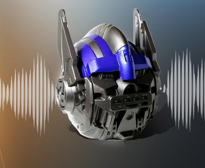 超激レア トランスフォーマー風 多機能 Bluetooth雰囲気スピーカー 充電式 1200mAh 5W アウトド ア キャンプ 113×130×111mm金_画像6