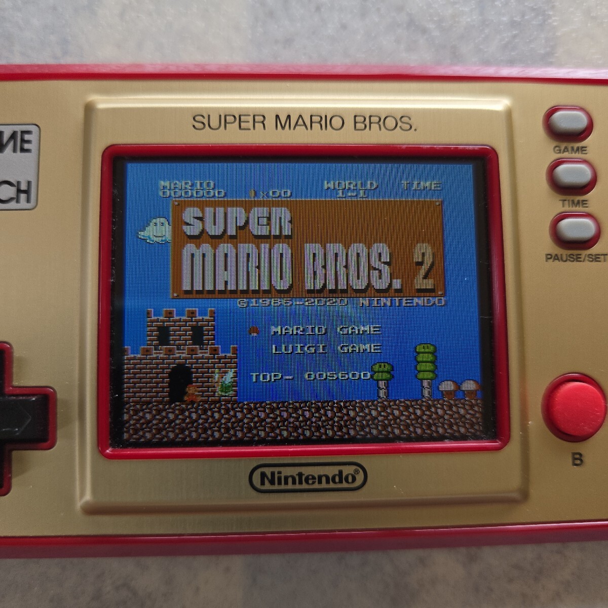 ゲーム&ウオッチ スーパーマリオブラザーズ 本体のみ 限定 生産