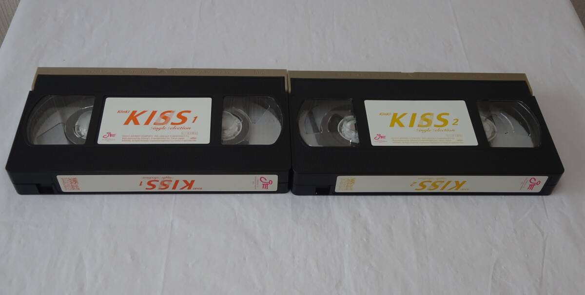 kinki kids キンキキッズ VHS　KISS１、２　ビデオテープ