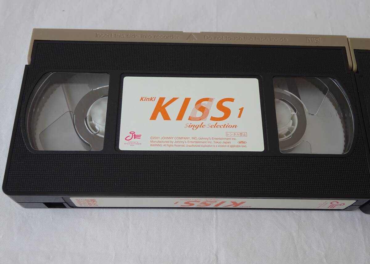 kinki kids キンキキッズ VHS　KISS１、２　ビデオテープ