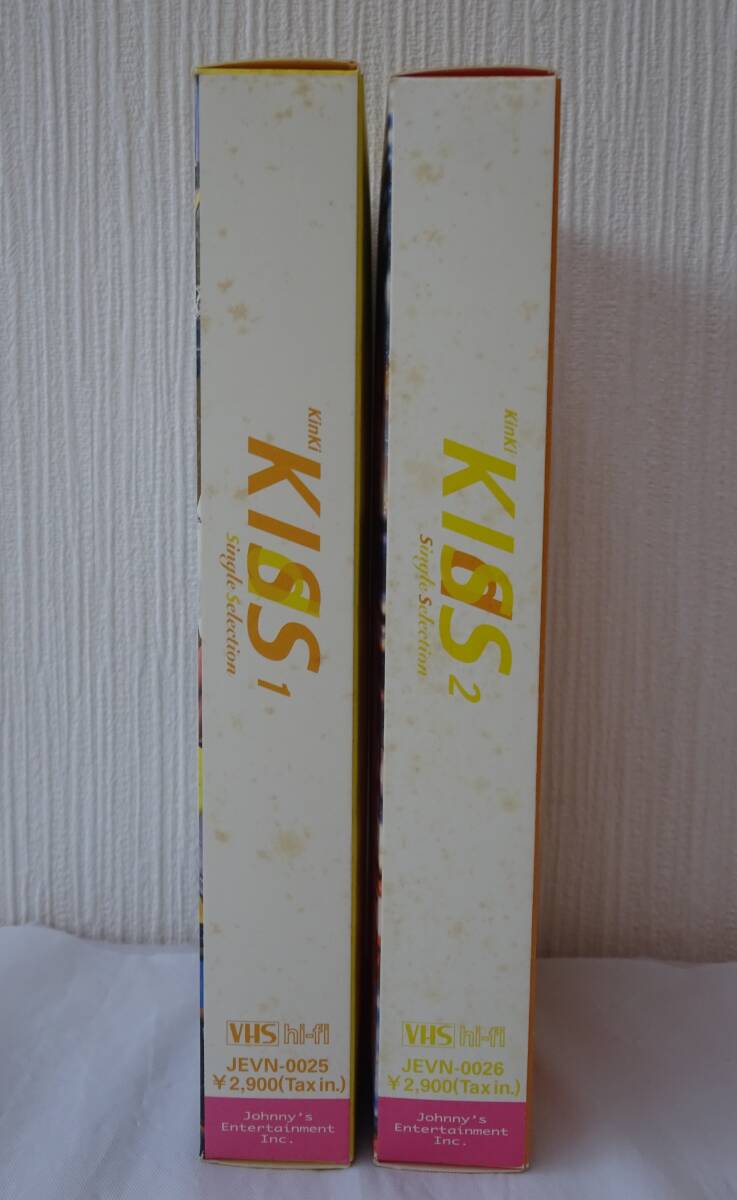 kinki kids キンキキッズ VHS　KISS１、２　ビデオテープ