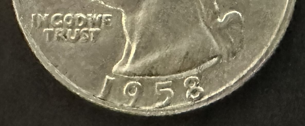 1円～【極美品/レア】アメリカ合衆国 ワシントン 25セント銀貨
