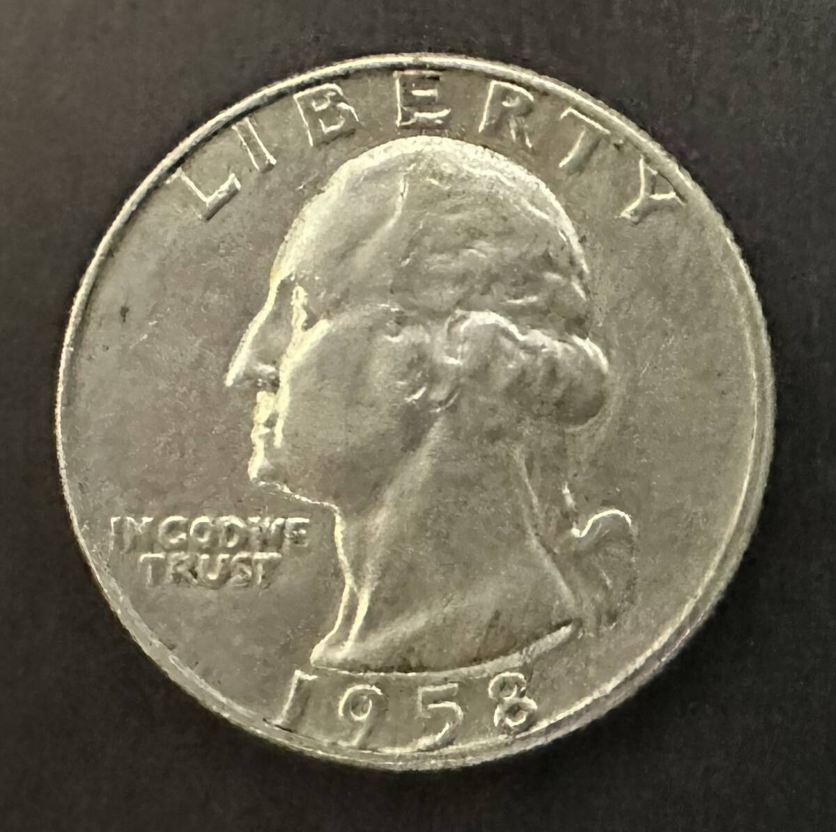 高品質の人気 1円～【極美品/レア】アメリカ合衆国 ワシントン 25セント銀貨 コレクション