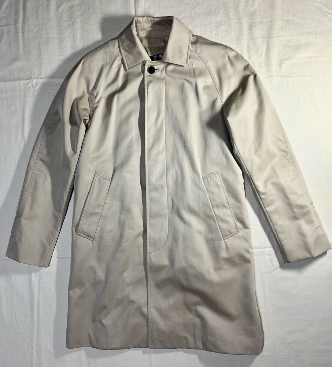 AQUASCUTUM × EDIFICE 別注 バルカラーコート ステンカラー AQUASCUTUM × EDIFICE 別注 バルカラーコート ステンカラー