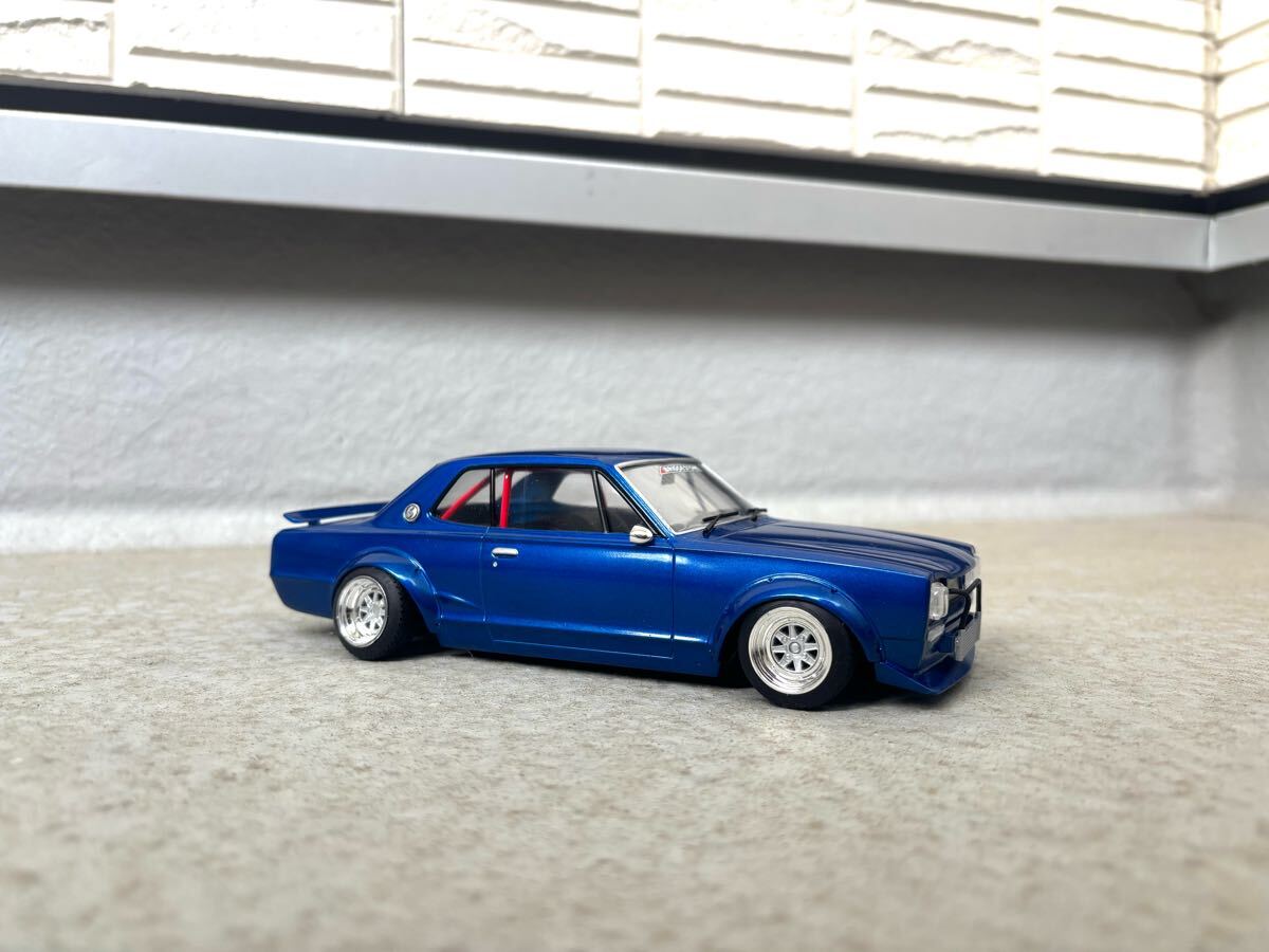 フジミ製、スカイライン、ハコスカGT-R、完成品!!1/24、NISSAN フジミ製、スカイライン、ハコスカGT-R、完成品!!1/24、NISSAN