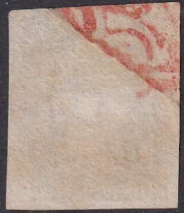 イギリス】1840年 世界最初の切手 ペニーブラック SG#2 赤マルタ イギリス】1840年 世界最初の切手 ペニーブラック SG#2 赤マルタ