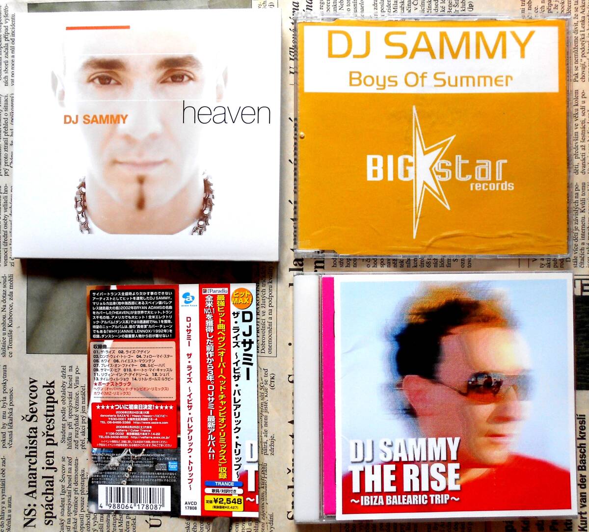 ★「DJ SAMMY　DJサミー」傑作CD3枚セット送込み★送料無料★即決★スペイン・ユーロ・トランスの傑作★サイバートランス・CYBER TRANCE★_画像1