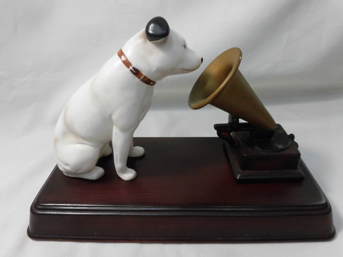 レトロ victor ビクター 犬 ニッパー 蓄音機 台座 セット 陶器 レトロ victor ビクター 犬 ニッパー 蓄音機 台座 セット 陶器