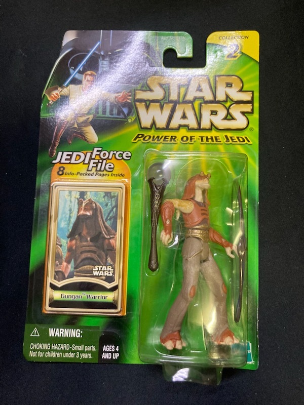 STARWARS スターウォーズ フィギュア Power of the Jedi gungan warrior_画像1