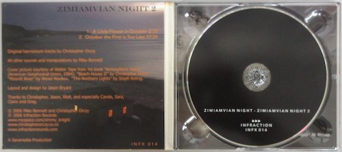 ZIMIAMVIAN NIGHT / ZIMIAMVIAN NIGHT 2 / INFX 014 輸入盤 中古CD